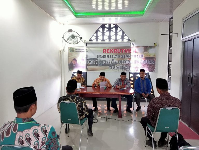 Kakankemenag Labura Buka Rekrutmen Petugas PPIH Kloter dan PPIH Arab Saudi