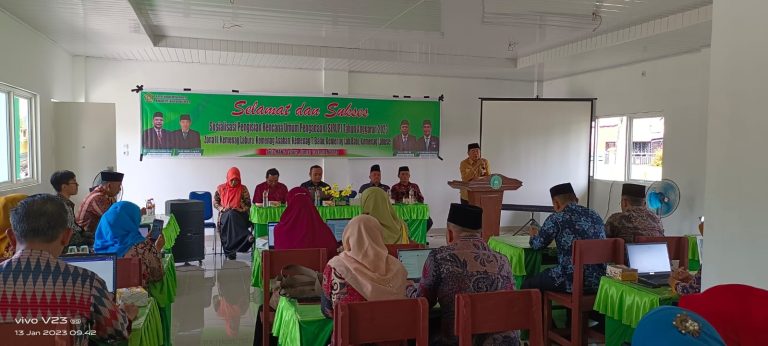 Kemenag Labura Membuka Kegiatan Sosialisasi Pengisian Rencana Umum Pengadaan (SIRUP)