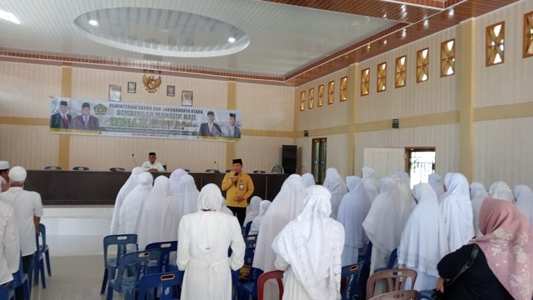 Kankemenag Labura Narasumber Manasik Haji Tingkat Kecamatan