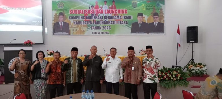 Kemenag Labura Launching Kampung Moderasi Beragama (KMB)